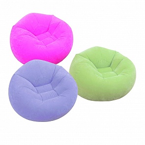 Надувное кресло Beanless Bag Chair 107 х 104 х 69 см., несколько цветов (Intex, с68569)
